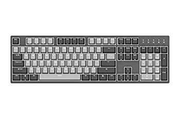 【中古】【輸入品・未使用】Durgod Taurus K310 コロナメカニカルゲームキーボード - 104キー - ダブルショットPBT - NKRO - USB Type C (チェリーシルバー、ホワイトバック