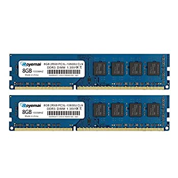 šۡ͢ʡ̤ѡ16GB å (2x8GB) DDR3 10600 1333MHz Udimm 8GB PC3L-10600U Dimm Memory 2Rx8 1.35V 1.5V CL9 ǥȥå RAM