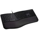 【中古】【輸入品 未使用】Kensington Pro Fit Ergo Wired Keyboard (Black) 並行輸入品