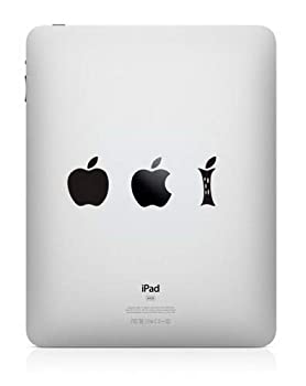 【中古】【輸入品・未使用】ipad対応 Eaten-apple 食べられたりんご ステッカー 13.84 [並行輸入品]