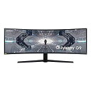 【中古】【輸入品 未使用】サムスン Odyssey G9 C49G95T (5120 x 1440) 49インチ スーパーウルトラワイドゲームモニター カンマ 32:9 大画面 カンマ 走査率240Hz ／ブルーライ