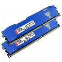 【中古】【輸入品・未使用】DDR3 (8GBx2) 16GB キット 1600MHz UDIMM RAM PC3-12800 CL11 240ピン 1.5V 非ECC アンバッファードメモリースティック デスクトップ用 (ブルー)