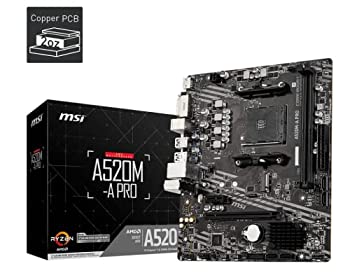【中古】【輸入品・未使用】MSI A520M-A PRO ??????????? AMD AM4 DDR4 PCIe 4.0 SATA 6Gb/s Dual M.2 USB 3.2 Gen 1 DVI/HDMI Micro-ATX 【中古】【輸入品・未使用】MSI A520M-A PRO ??????????? AMD AM4 DDR4 PCIe 4.0 SATA 6Gb/s Dual M.2 USB 3.2 Gen 1 DVI/HDMI Micro-ATX
