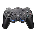 【中古】【輸入品 未使用】USB Wireless Gaming Controller Gamepad for PC/Laptop Computer(Windows XP/7/8/10) PS3 Android Steam (Black) 並行輸入品