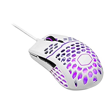 【中古】【輸入品・未使用】Cooler Master mm711 60G Glossy White Gaming Mouse with Lightweight Honeycomb Shell%カンマ% Ultraweave Cable%カンマ% 16000 DPI Optical Sensor