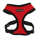 【中古】【輸入品・未使用】Puppiaソフトハーネスレッド Puppia Soft Harness Red 【並行輸入品】 (XXL)