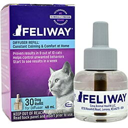 【中古】【輸入品・未使用】「猫専用」尿のマーキング対策　Feliwayフェリウェイ　交換用リキッド 3個　海外直送品　並行輸入品 [並行輸入品]