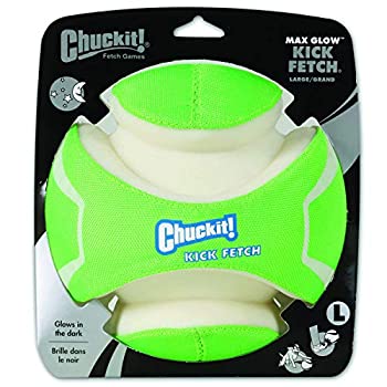 【中古】【輸入品・未使用】Chuckit KICK FETCH Max Glow in the Dark Kick Ball Dogs Toys Large Rechargable 3D