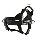 【中古】【輸入品 未使用】DT Universal No Pull Dog Harness カンマ Working Service Dog Black カンマ Large カンマ Fits Girth Size: 31-Inch to 42-Inch 並行輸入品