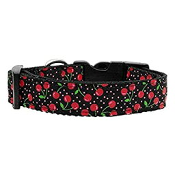 【中古】【輸入品・未使用】Mirage Pet Products Cherries Nylon Collar%カンマ% Large%カンマ% Black [並行輸入品]