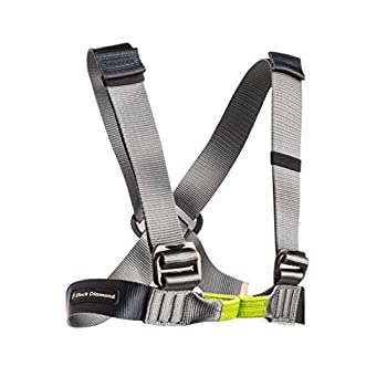 【中古】【輸入品・未使用】(Black) - Black Diamond Vario Chest Harness