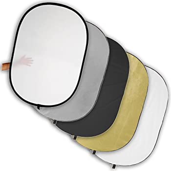 【中古】【輸入品・未使用】Fotodiox 40 x 60インチ 5イン1 折りたたみ可能な反射板パネル 写真やビデオ用 ブラック ゴールド シルバー 半透明 ホワイトパネル