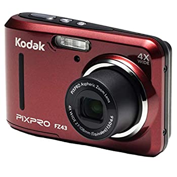 楽天ムジカ＆フェリーチェ楽天市場店【中古】【輸入品・未使用】Kodak PIXPRO Friendly Zoom FZ43 16 MP Digital Camera with 4X Optical Zoom and 2.7 LCD Screen （Red） by Kodak