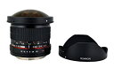 【中古】【輸入品・未使用】Rokinon 8mm f3.5 AS IF MC CSII DH Fisheye Lens with Removable Hood for Olympus and Panasonic Micro 4/3 (MFT) Mount Digital Cameras (HD8(2)