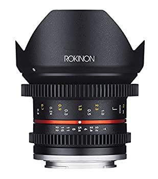 【中古】【輸入品・未使用】Rokinon Cine CV12M-FX 12mm T2.2 Cine Lens for Fujifilm X-Mount Cameras [並行輸入品]