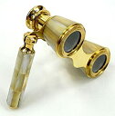 【中古】【輸入品・未使用】真鍮双眼母のパール???Opera双眼NAUTICALMART(2)