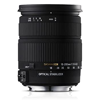 【中古】【輸入品 未使用】Sigma 18-200mm F3.5-6.3 II DC OS HSM Lens for Nikon SLR Camera (OLD MODEL) 並行輸入品