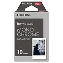 【中古】【輸入品・未使用】FUJIFILM インスタントカメラ チェキ用フィルム 10枚入 モノクローム INSTAX MINI MONOCHROME WW 1