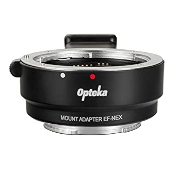 【中古】【輸入品 未使用】Opteka Auto Focus Lens Adapter for Canon EOS EF Lenses to Sony NEX (Mirrorless) Cameras 並行輸入品