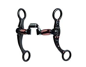 【中古】【輸入品・未使用】Professional S Choice ブラックドットシャンク ヒンジ付きポートビット