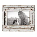 【中古】【輸入品 未使用】Foreside Home Garden FFRD06190 4X6 Heartland Photo Frame White 並行輸入品