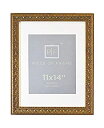【中古】【輸入品・未使用】Golden State Art%カンマ% 11x14 Ornate Finish Photo Frame%カンマ% with Ivo...