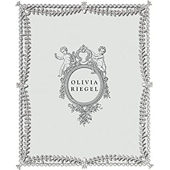 【中古】【輸入品・未使用】KENSINGTON SILVER Austrian Crystal/Pearl 8x10 frame by Olivia Riegel - 8x10 [並行輸入品]【メーカー名】Olivia Riegel【メーカ...