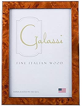 yÁzyAiEgpzF. G. Galassi Handcrafted Fine Italian Wood Photo Picture Frame%J}% Chestnut Burl%J}% 5x7%J}% made in USA%J}% Model No. 27757 [s