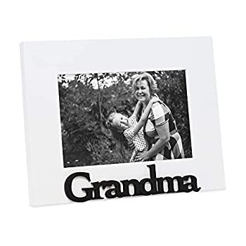 yÁzyAiEgpzIsaac Jacobs White Wood Sentiments Grandma Picture Frame%J}% 4x6 inch%J}% Photo Gift for Grandmother%J}% Nana%J}% Family%J}% Displ