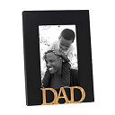 【中古】【輸入品 未使用】Isaac Jacobs Black Wood Sentiments Dad Picture Frame カンマ 4x6 inch カンマ Photo Gift for Father カンマ Family カンマ Display on Tabletop カンマ