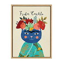【中古】【輸入品・未使用】DesignOvation Sylvie Frida Cathlo Framed Canvas Wall Art by Mia Cha...