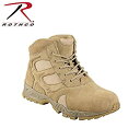 【中古】【輸入品・未使用】ロスコ　デプロイメントブーツ　デザートタン　ROTHCO FORCED ENTRY DEPLOYMENT BOOT / 6%ダブルクォーテ% ..