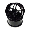 【中古-非常に良い】TOP LINE BLITZ BRW03 (ホイル幅27mm&3mmハブ対応) オフセット9 ブラック BRW-090BK