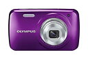 【中古-非常に良い】OLYMPUS デジタルカメラ VH-210 パープル 1400万画素 光学5倍ズーム DIS ハイビジョンムービー 3.0型LCD 広角2...