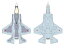 【中古】フジミ模型 1/72 バトルスカイシリーズ No.5 F-35B ライトニングII 航空自衛隊 制空迷彩