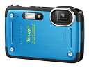 【中古-非常に良い】OLYMPUS デジタルカメラ TG-620 1200万画素 5m防水 1.5m耐落下衝撃 裏面照射型CMOS ブルー TG-620 BLU
