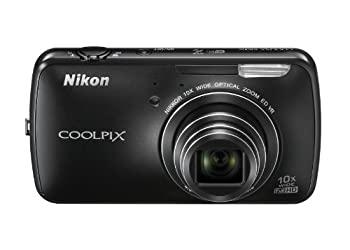 【中古】Nikon デジタルカメラ COOLPIX S800c Android搭載 光学10倍ズーム ブラック S800CBK