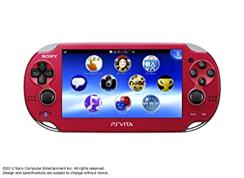 【中古】PlayStationVita 3G/Wi-Fiモデル コズミック・レッド 限定版 (PCH-1100 AB03)