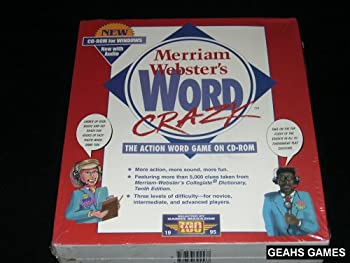 【中古】【輸入品・未使用】Merriam Webster's Word Crazy (輸入版)【メーカー名】Merriam-Webster【メーカー型番】【ブランド名】Merriam-Webster【商品説明】Merriam Webster's Word Crazy (輸入版)当店では初期不良に限り、商品到着から7日間は返品を 受付けております。こちらは海外販売用に買取り致しました未使用品です。買取り致しました為、中古扱いとしております。他モールとの併売品の為、完売の際はご連絡致しますのでご了承下さい。速やかにご返金させて頂きます。ご注文からお届けまで1、ご注文⇒ご注文は24時間受け付けております。2、注文確認⇒ご注文後、当店から注文確認メールを送信します。3、配送⇒当店海外倉庫から取り寄せの場合は10〜30日程度でのお届けとなります。国内到着後、発送の際に通知にてご連絡致します。国内倉庫からの場合は3〜7日でのお届けとなります。　※離島、北海道、九州、沖縄は遅れる場合がございます。予めご了承下さい。お電話でのお問合せは少人数で運営の為受け付けておりませんので、メールにてお問合せお願い致します。営業時間　月〜金　10:00〜17:00お客様都合によるご注文後のキャンセル・返品はお受けしておりませんのでご了承下さい。