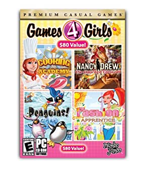 【中古】【輸入品・未使用】Games 4 Girls (Cooking Academy / Nancy Drew: The Haunted Carousel / Penguins! / Fashion Apprentice) (輸入版)