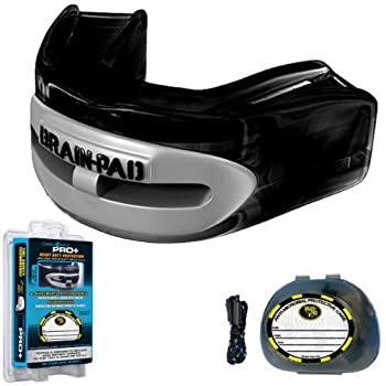 【中古】【輸入品・未使用】Brain-Pad PRO+PLUS Strap/Strapless Mouthguard - ADULT - Black/Gray by ..