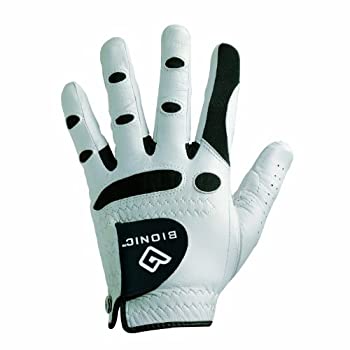 (Medium/Large%カンマ% Worn On Left Hand) - Bionic Gloves -Men's StableGrip Golf Glove W/ Patented Natural Fit Technology Made from Long La