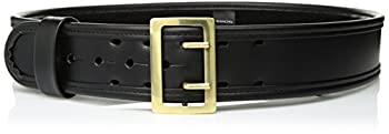 【中古】【輸入品・未使用】(Size 42) - Bianchi 7960 PLN Black Sam Browne Belt with Brass Buckle
