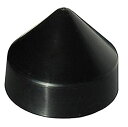 【中古】【輸入品・未使用】(20cm %カンマ% Black) - Dock Edge PVC Cone Head Piling Cap