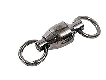 yÁzyAiEgpz(1%J}% NS-Black) - Spro Ball Bearing Swivel with 2 Welded Ring-Pack of 3 (NS Black%J}% Size 1)