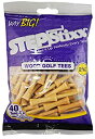 yÁzyAiEgpz(Natural) - Pride Golf Tee 7cm 40 Count Way Big STEPSTIXX