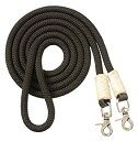 yÁzyAiEgpz(Black) - Tough 1 Royal King Cord Roping Reins