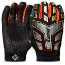 【中古】【輸入品・未使用】(Medium) - Franklin Sports Youth Receiver Gloves (Assorted Colours)