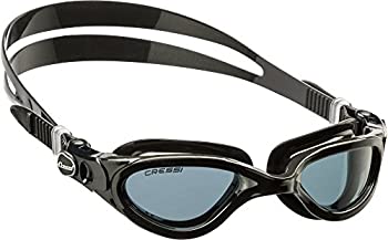 【中古】【輸入品・未使用】(Black Grey/Smoked Lens%カンマ% Goggles) - Cressi FLASH Adult Swimming Goggles%カンマ% Made in Italy