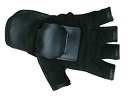 【中古】【輸入品・未使用】(Medium%カンマ% Black) - Hillbilly Wrist Guard Gloves - Half Finger 1